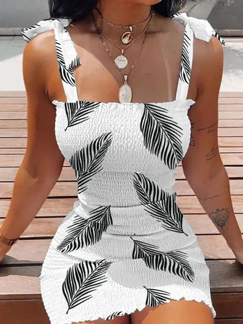 Sexy Women's Bodycon Mini Dress Summer Fashion Sling Strapless Pencil Tank Dress